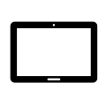 Icon of an interactive display